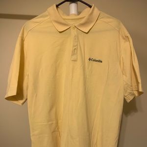 Yellow Columbia Polo Shirt